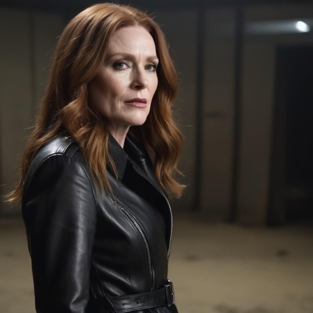 A.I. Julianne Moore in Leather