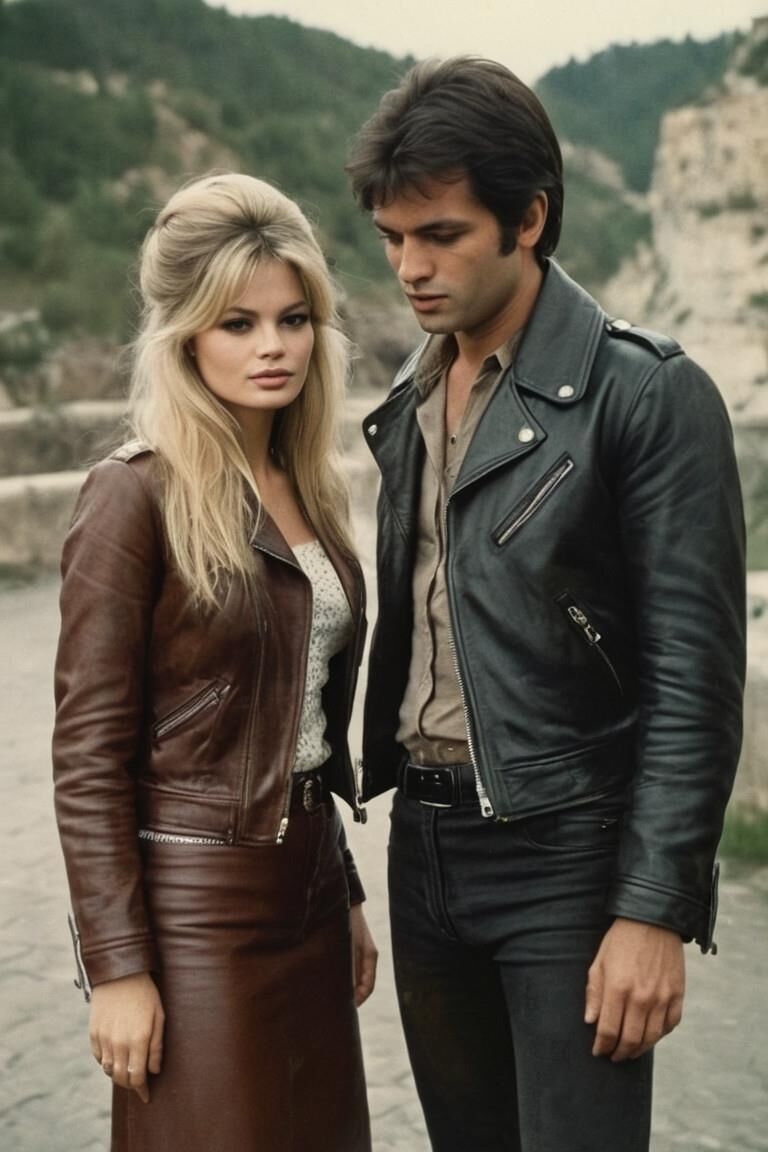 A.I. Brigitte Bardot in Leather