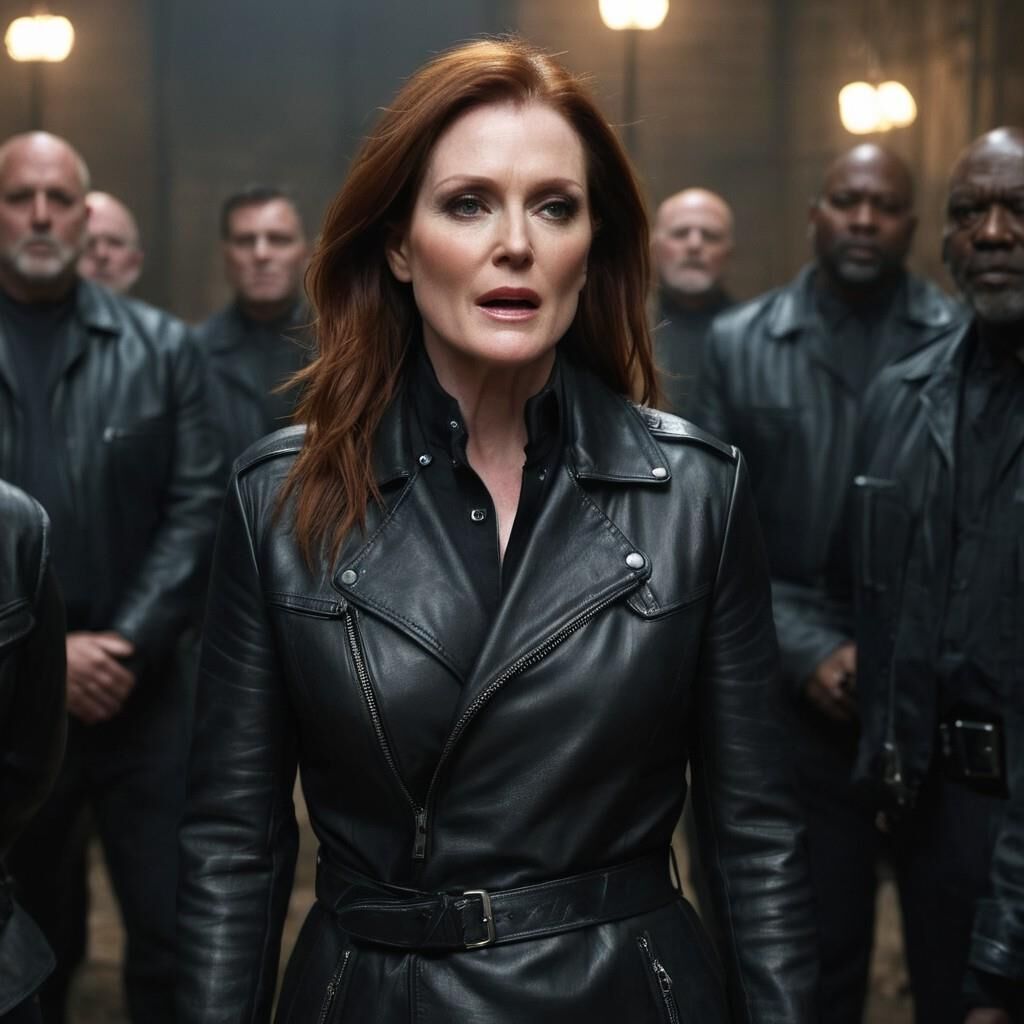 A.I. Julianne Moore in Leather