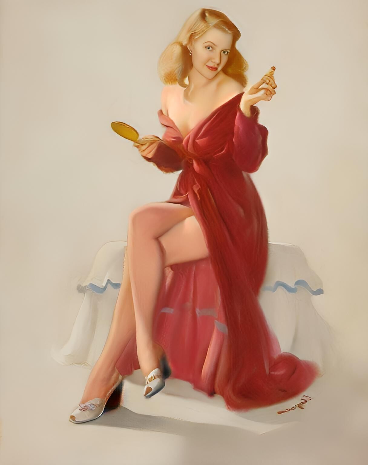 Beliebte Pinup-Kunst neu interpretiert