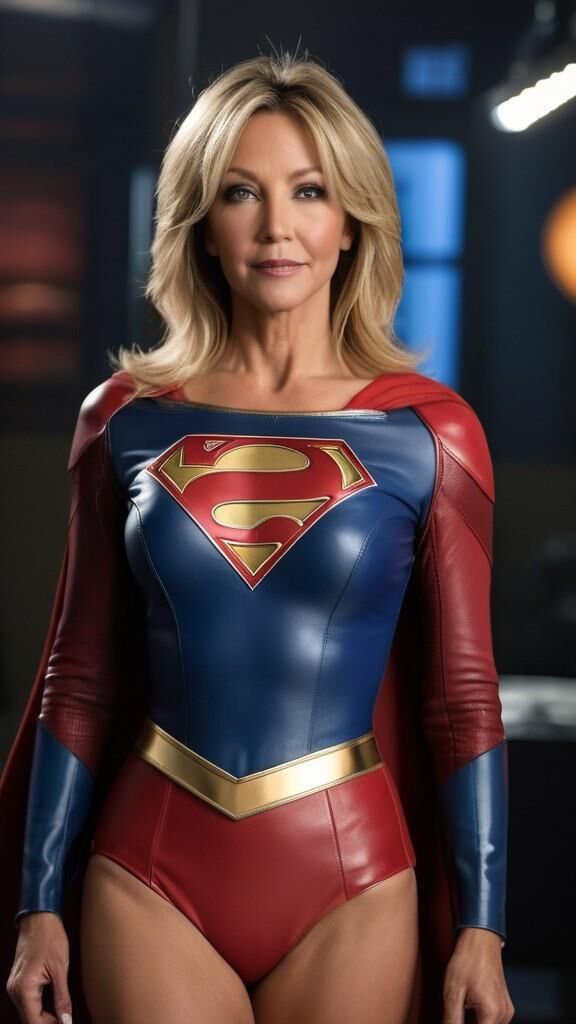 A.I. Heather Leather as supergirl