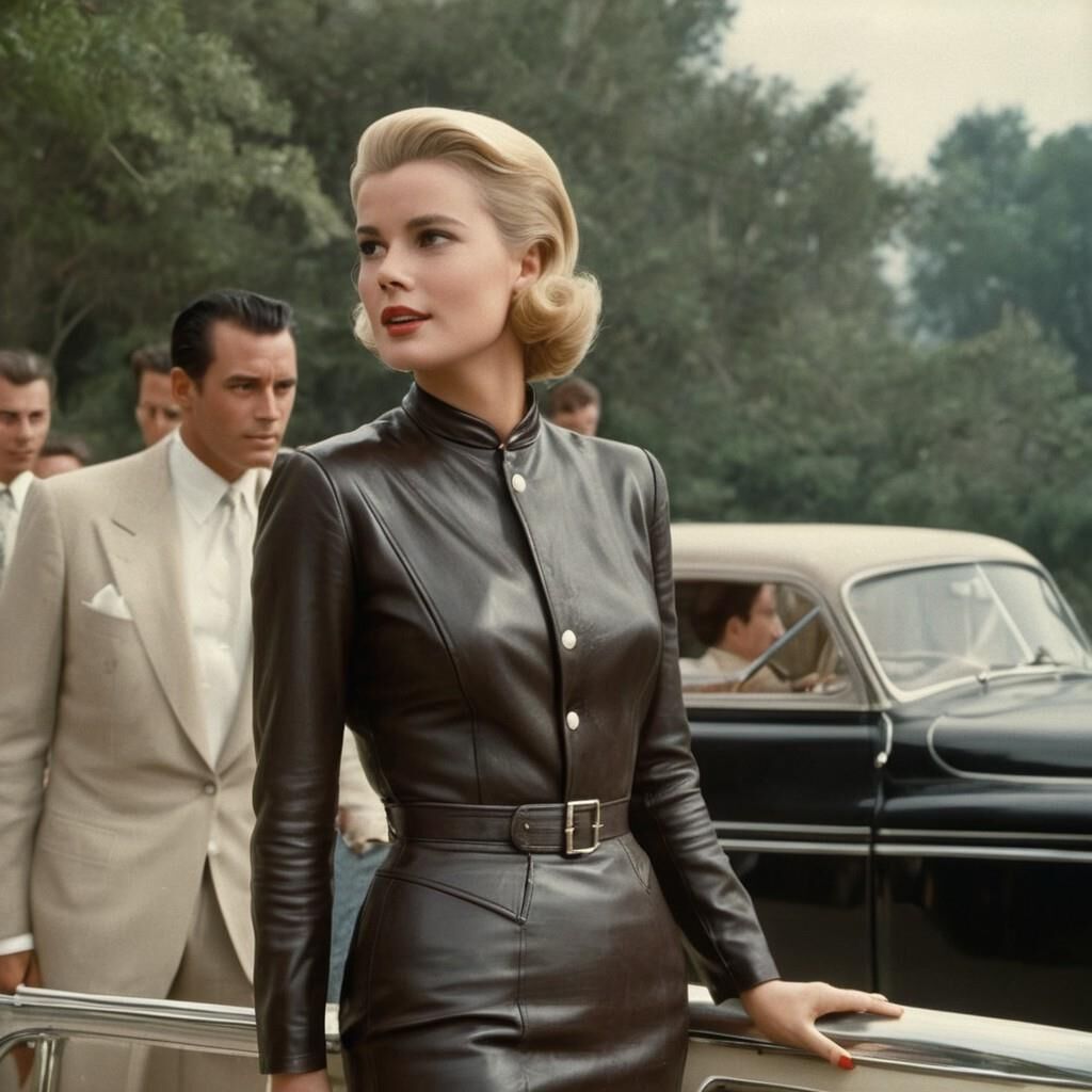 A.I. Grace Kelly in Leather