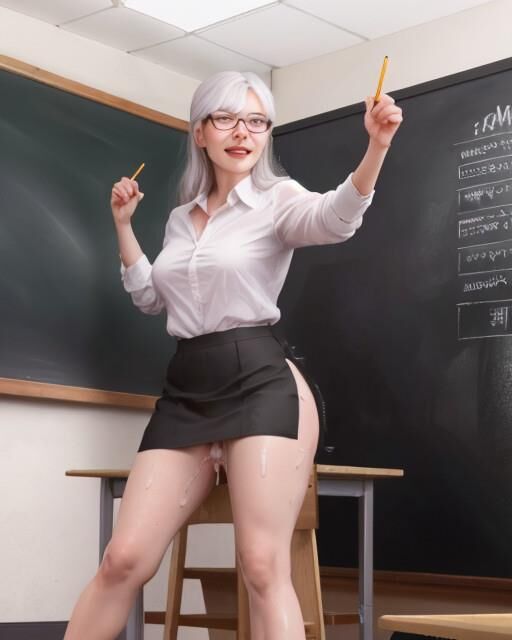 AI Generated 683: Cartoon Teacher