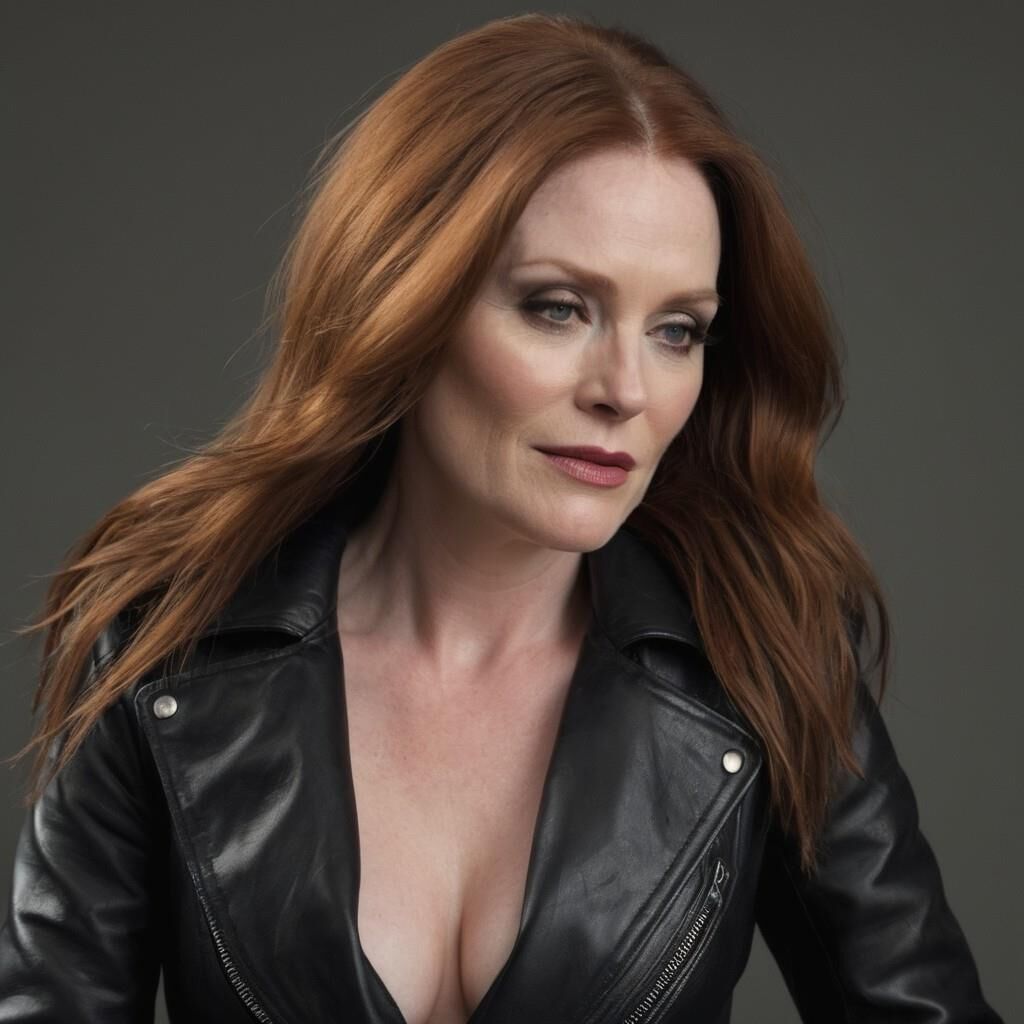 A.I. Julianne Moore in Leather