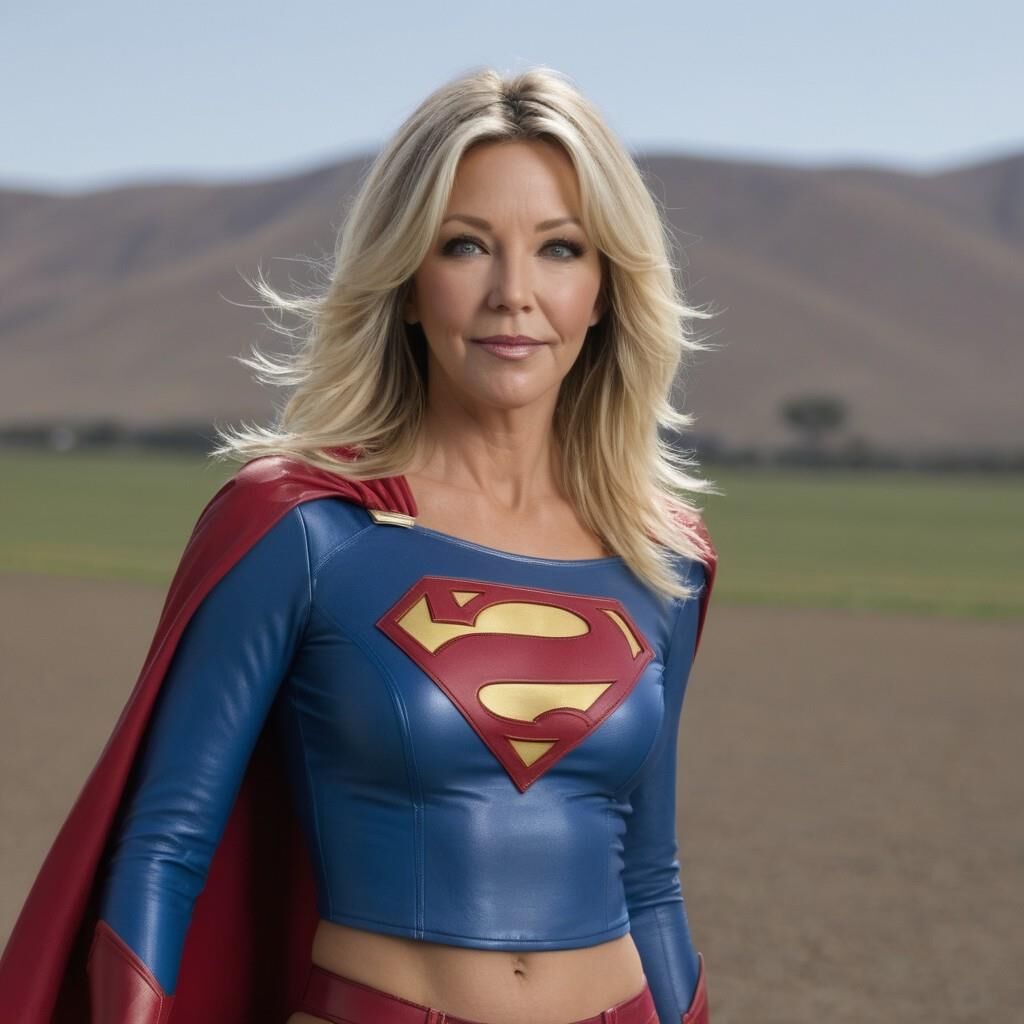 A.I. Heather Leather as supergirl