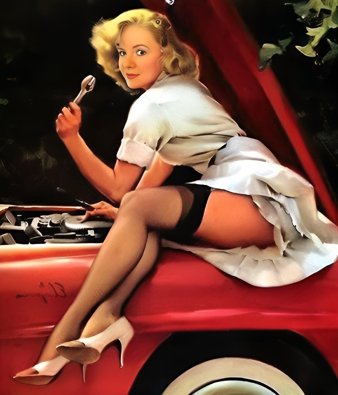 Beliebte Pinup-Kunst neu interpretiert