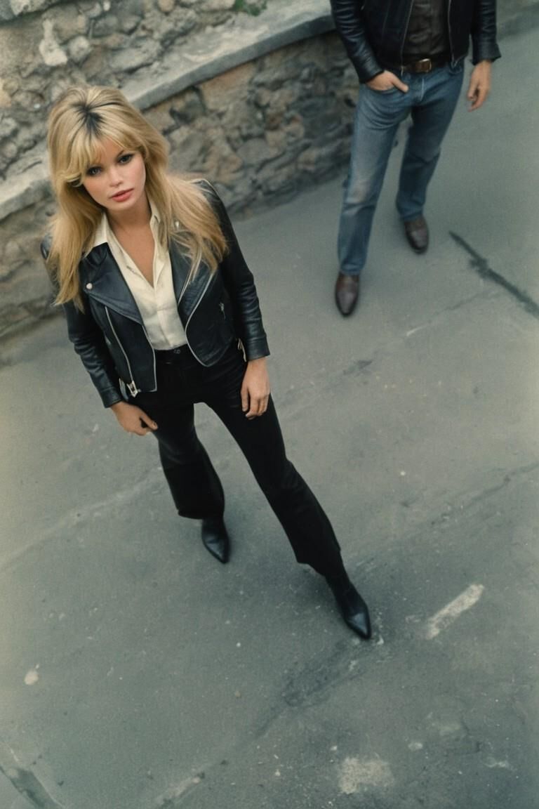 A.I. Brigitte Bardot in Leather