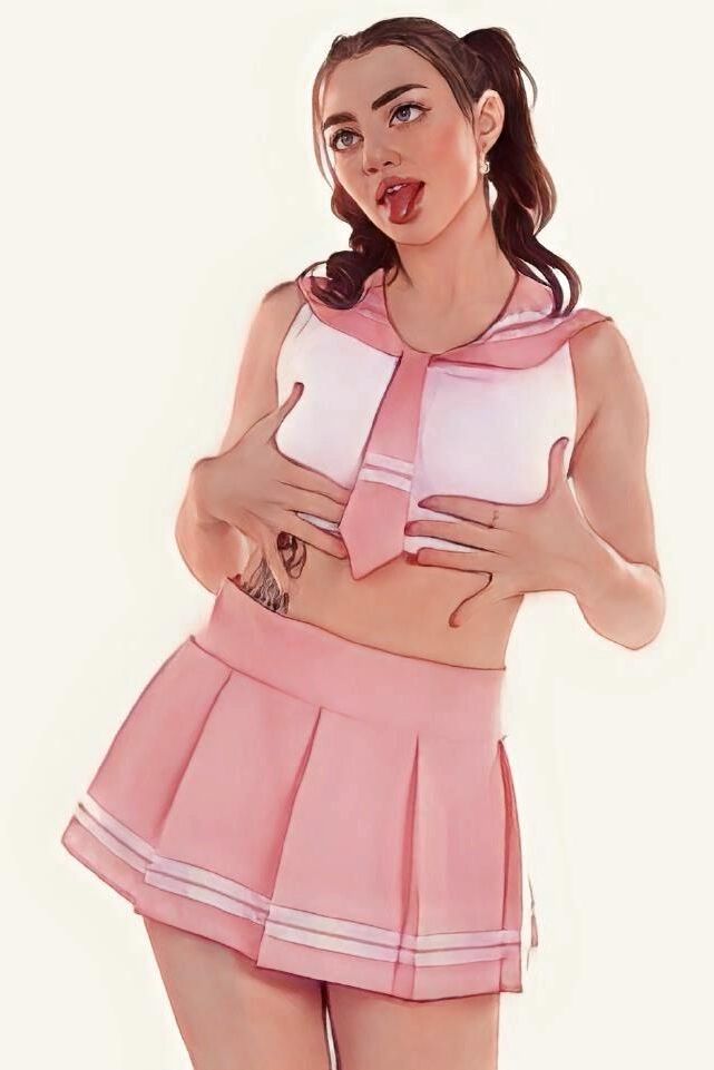 Lia - school girl cosplay