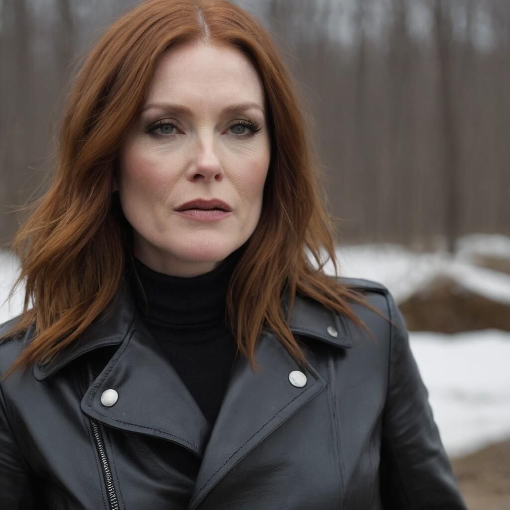 A.I. Julianne Moore in Leather