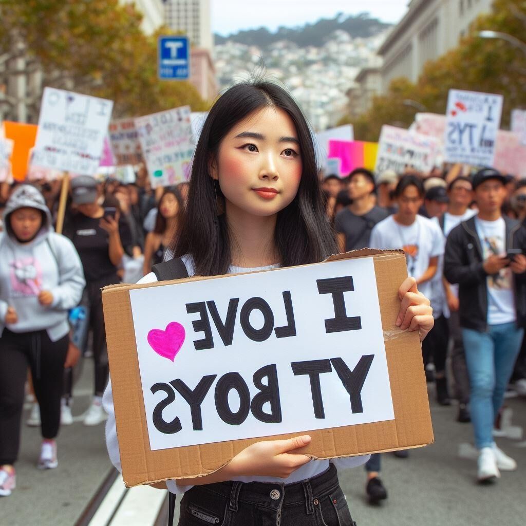 Liberal Asian Women Declare Their Love For YT Boys (AI)