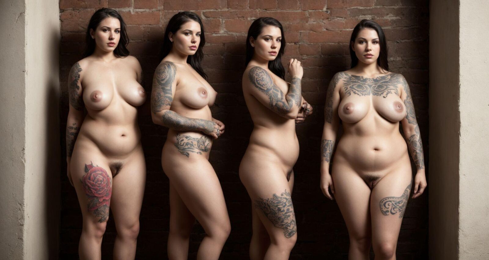 AI - Women with tattoos 2