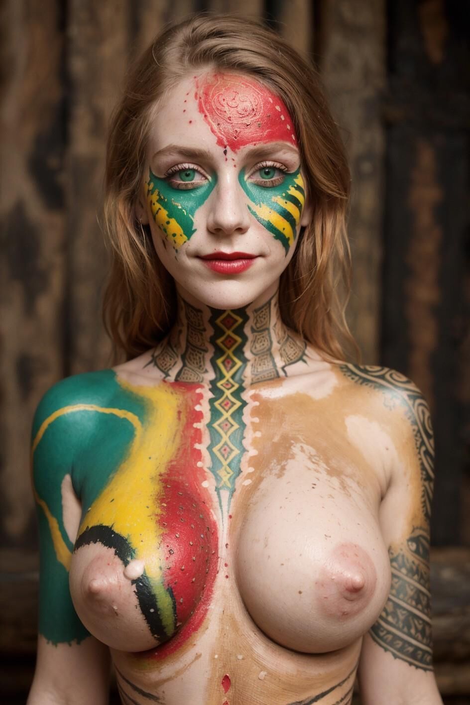 tribal bodypaint update