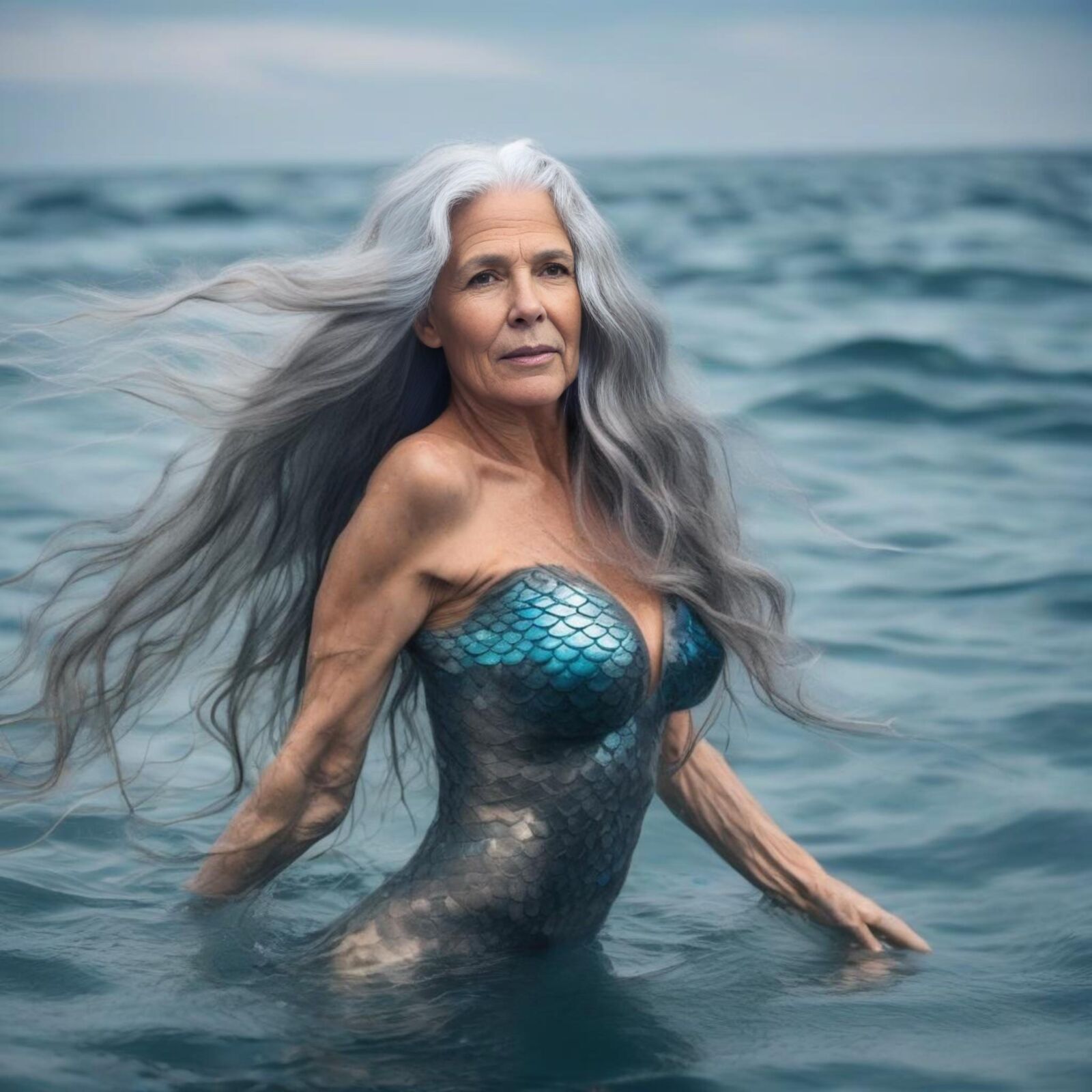 AI GRANNY 53 mermaid