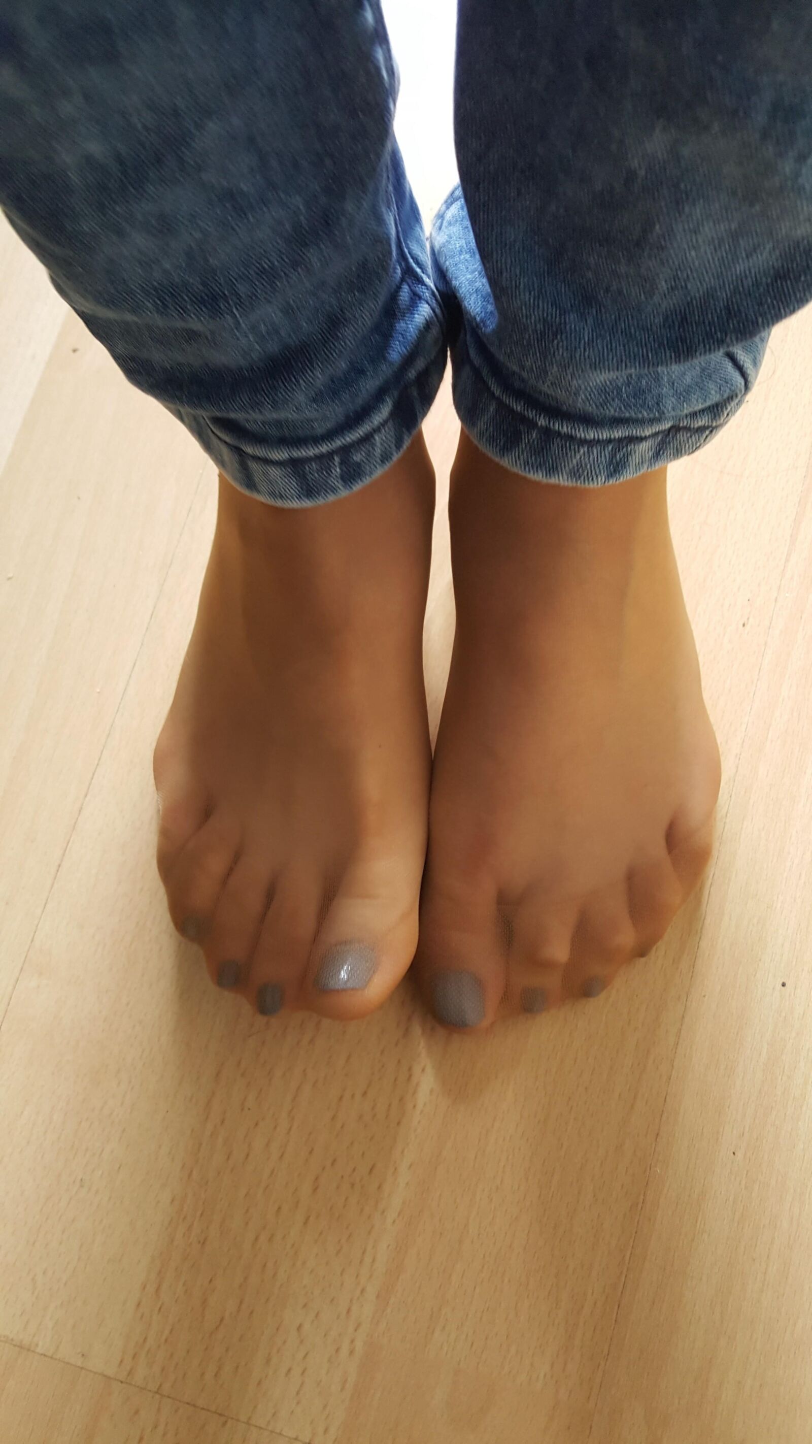 My wife nylon feet 4