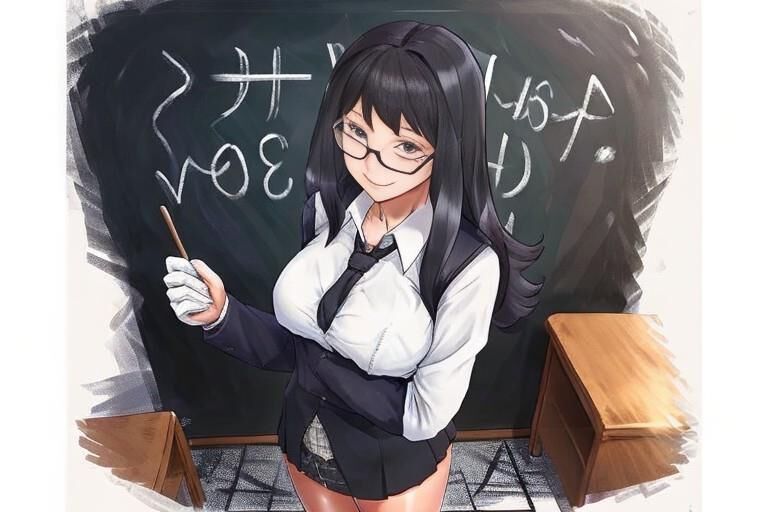 AI Generated 663: toon teacher 