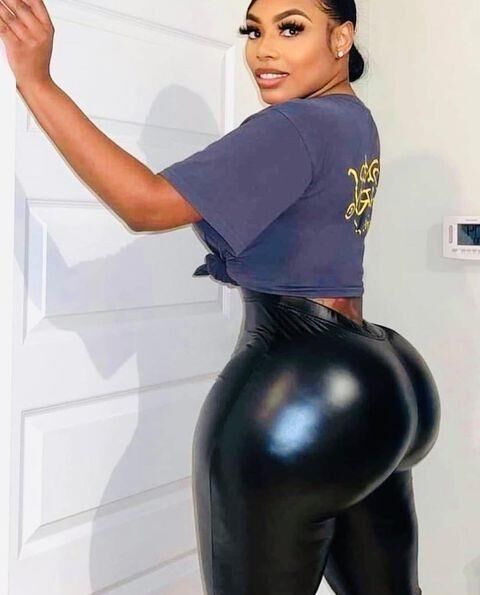 Big booty black women in leather 