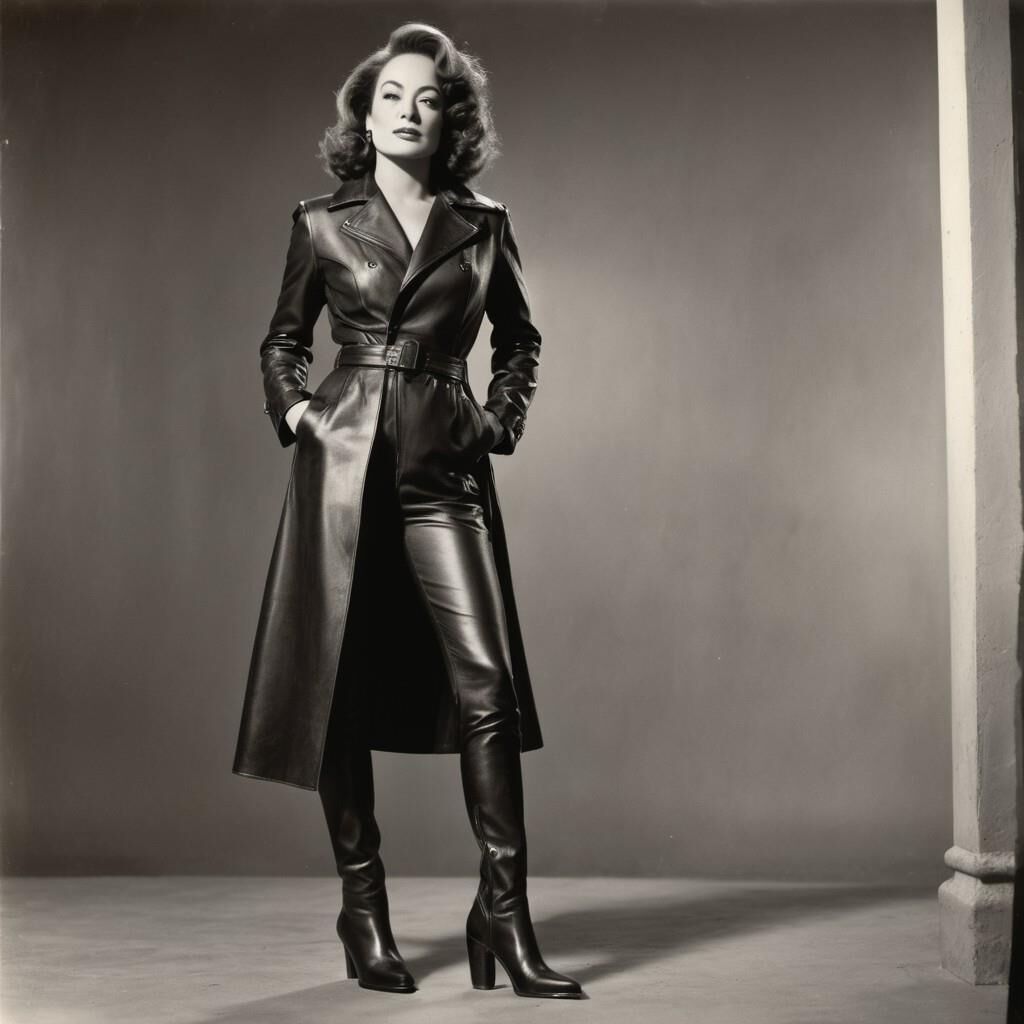 A.I. Joan Crawford in Leather