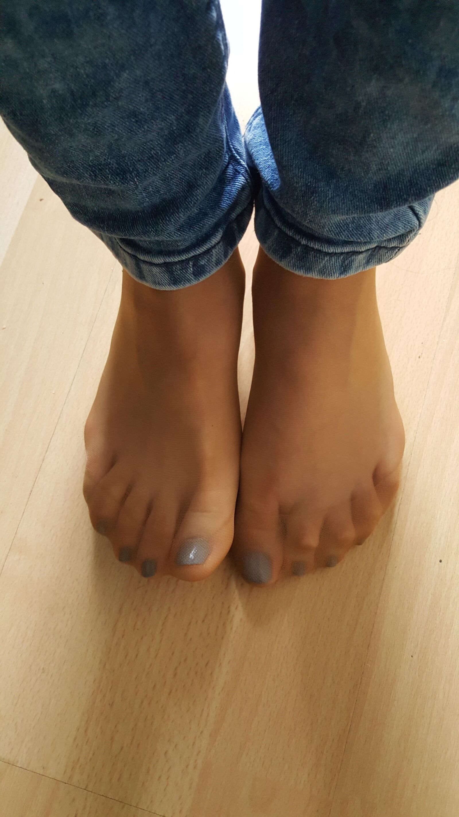 My wife nylon feet 4