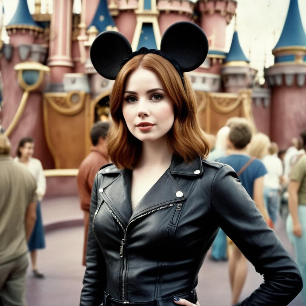 A.I. Karen Gillan in Leather