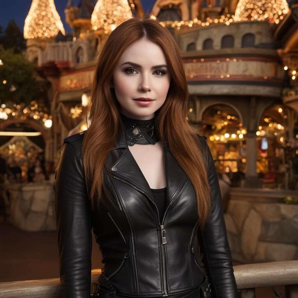 A.I. Karen Gillan in Leather