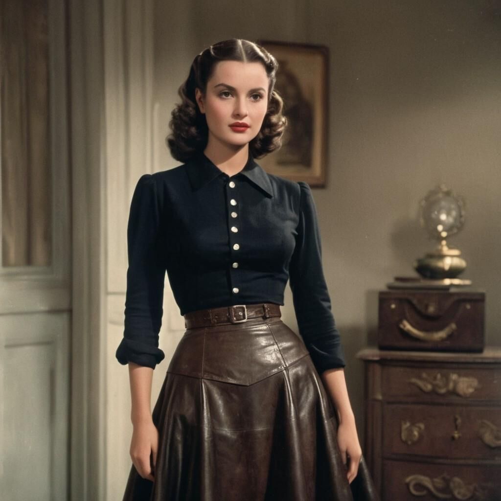 A.I. Olivia de Havilland in Leather