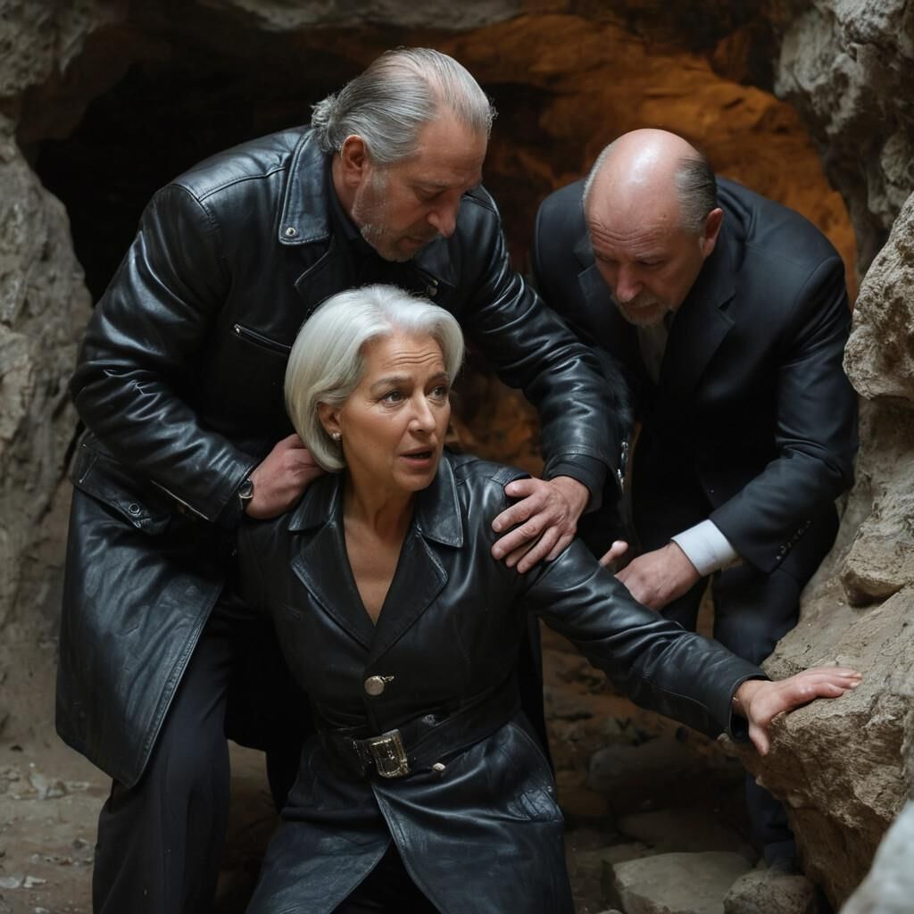 A.I. Christine Lagarde in Leather Alone to a Cave?