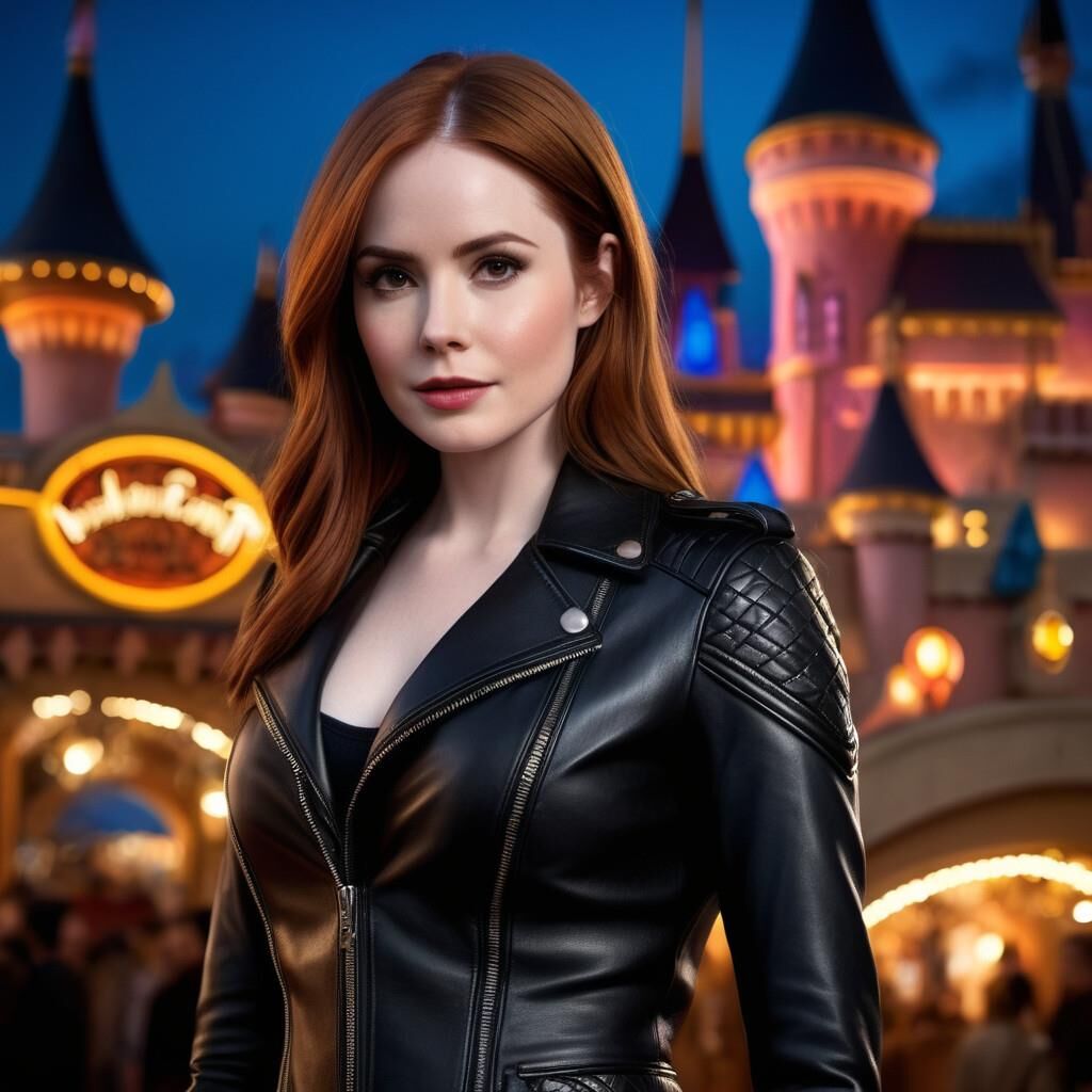 A.I. Karen Gillan in Leather