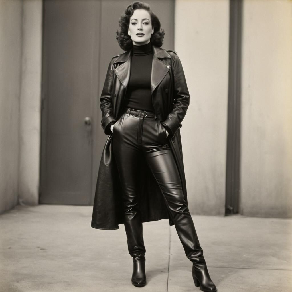 A.I. Joan Crawford in Leather