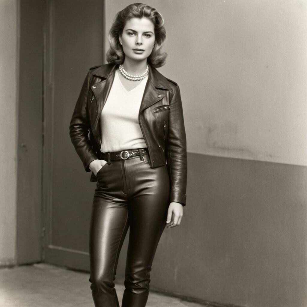 A.I. Ingrid Bergman in Leather