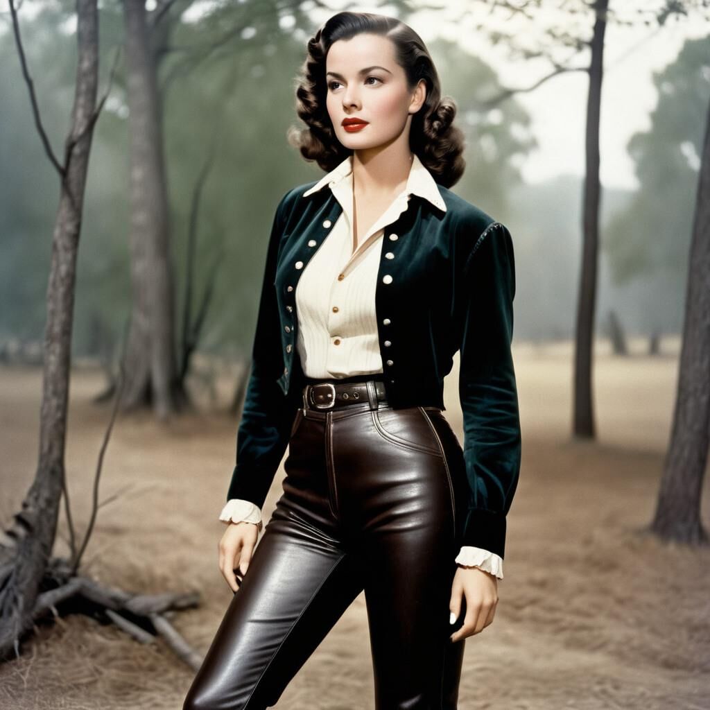 A.I. Olivia de Havilland in Leather