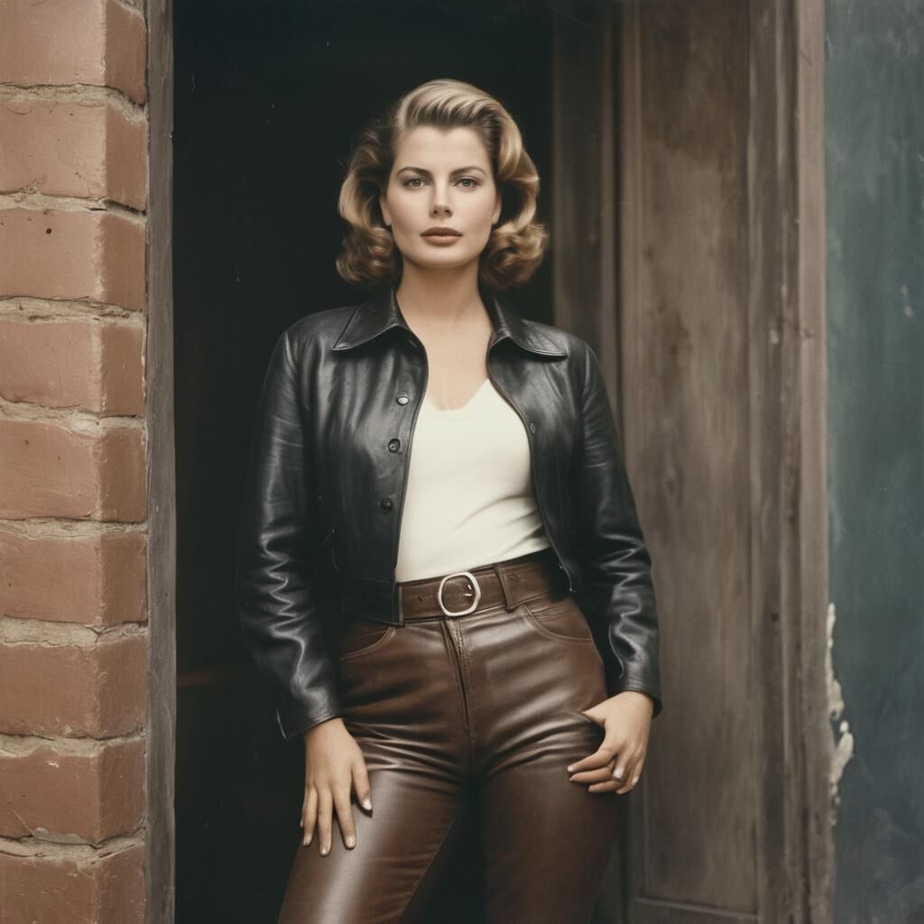 A.I. Ingrid Bergman in Leather