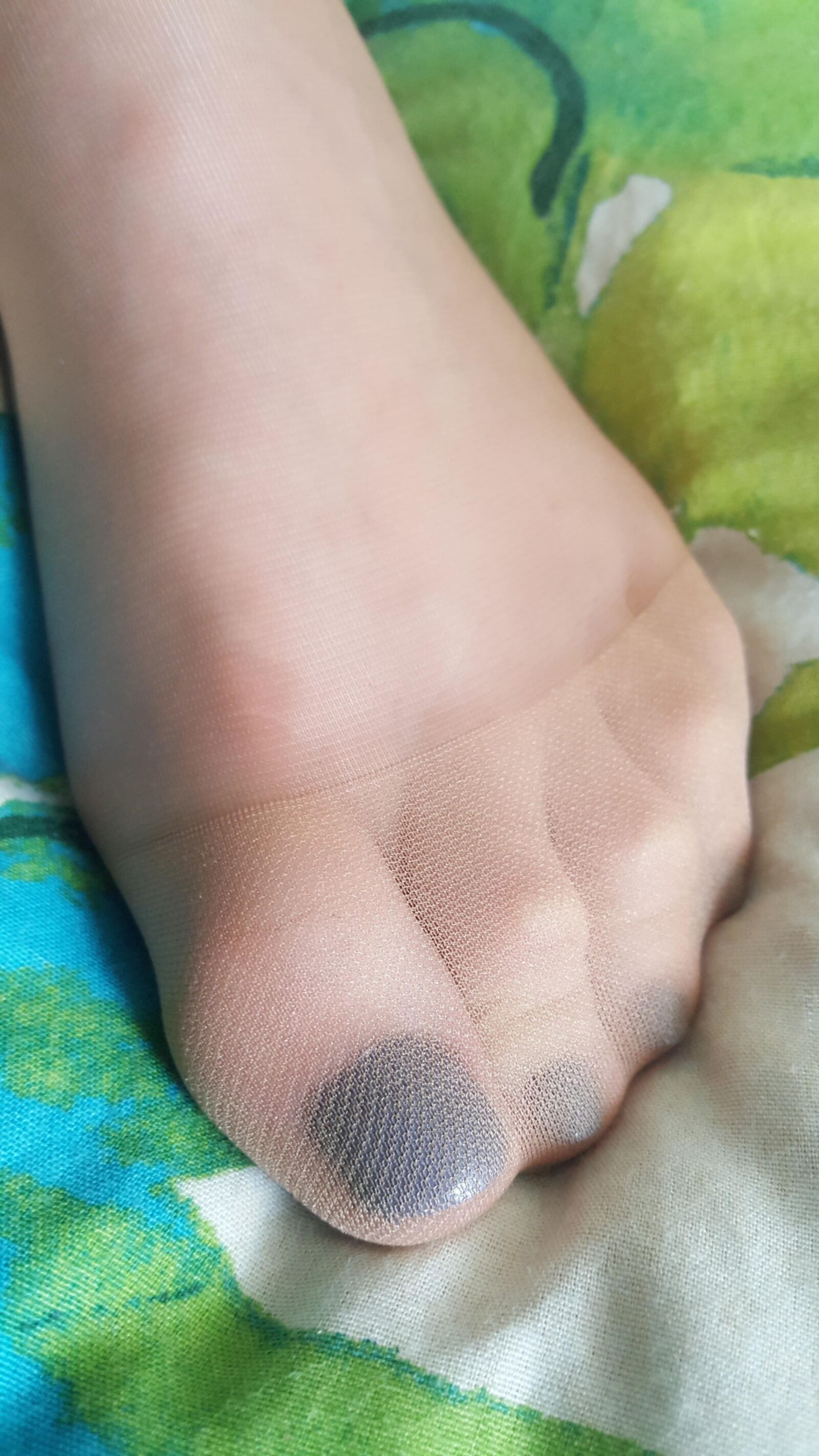 My wife nylon feet 4