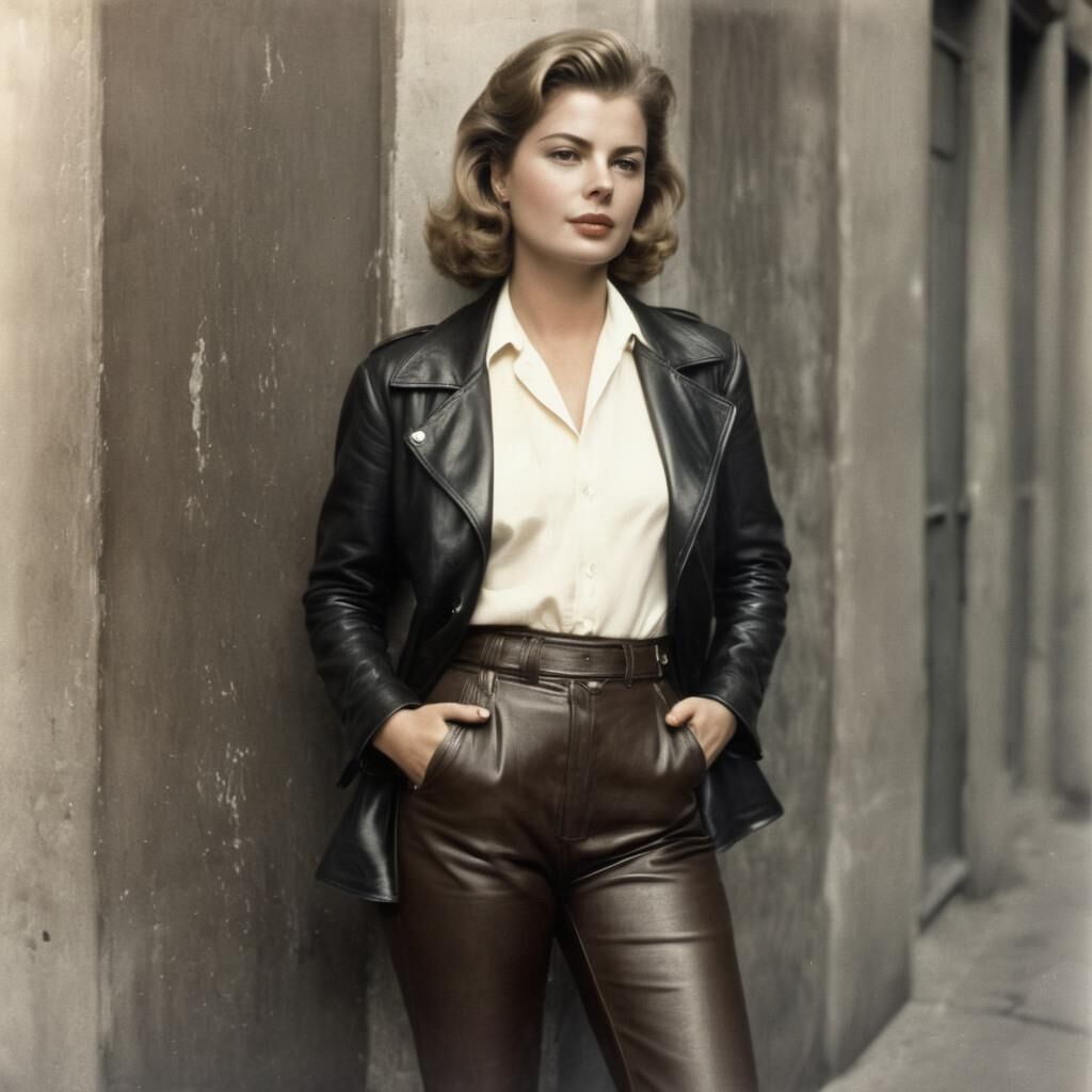 A.I. Ingrid Bergman in Leather