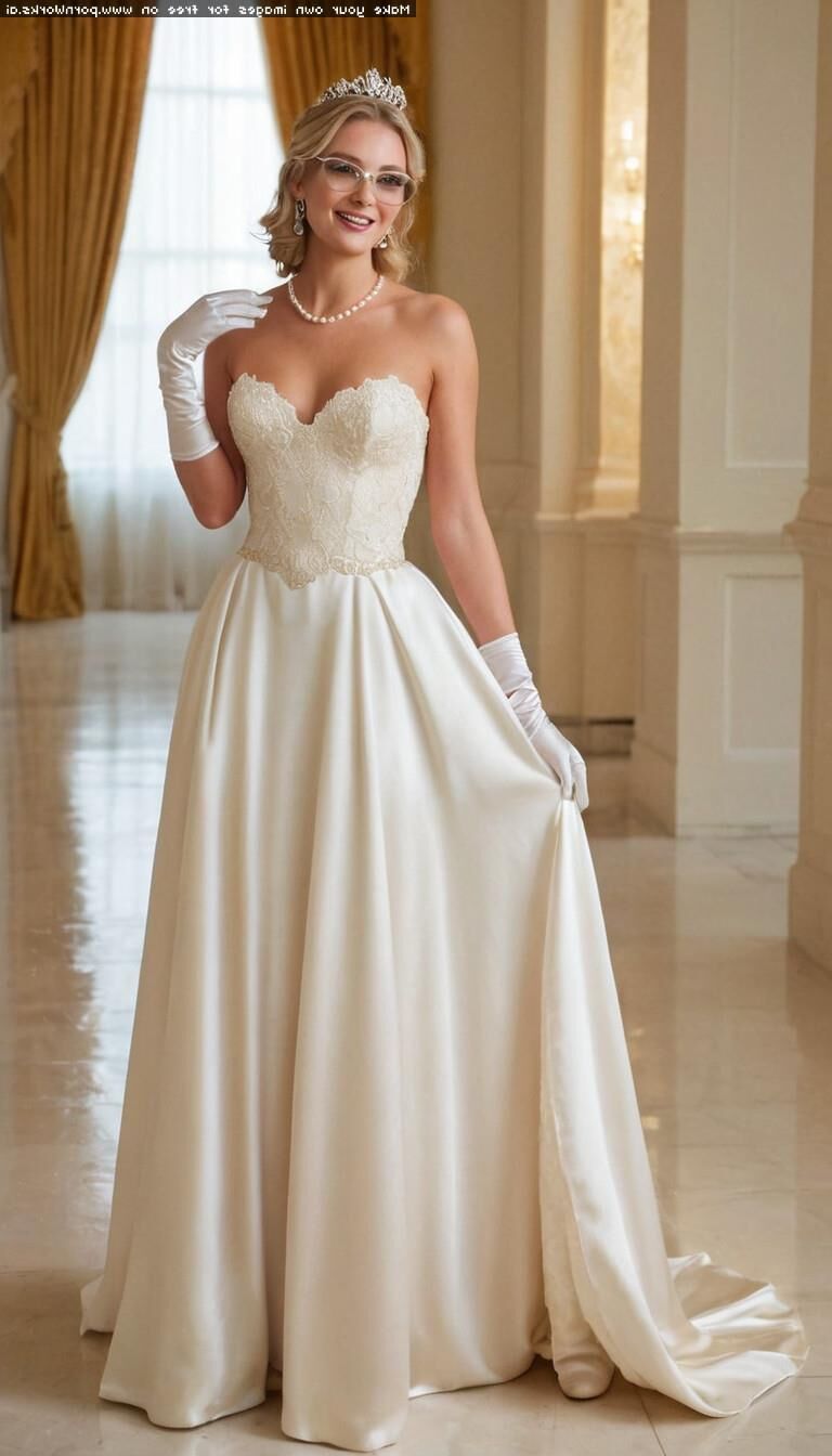 Princesse en robe de bal AI