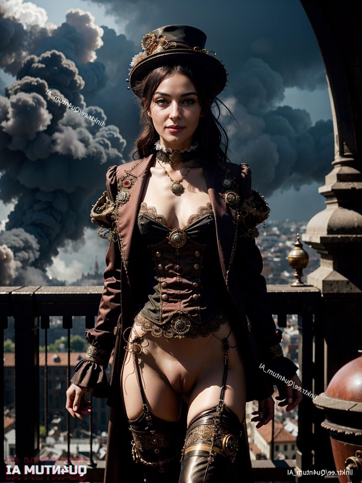 AI Monica B #Steam Punk 