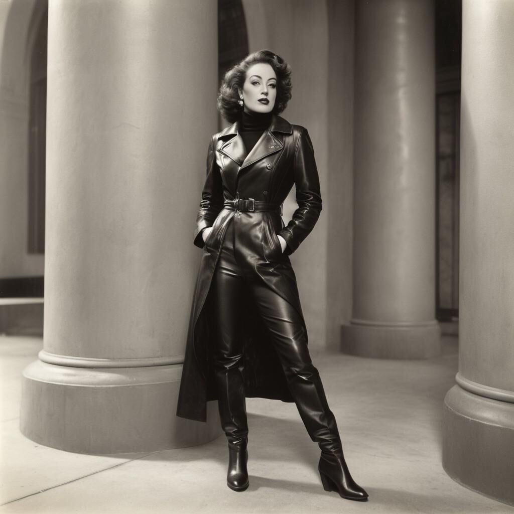 A.I. Joan Crawford in Leather