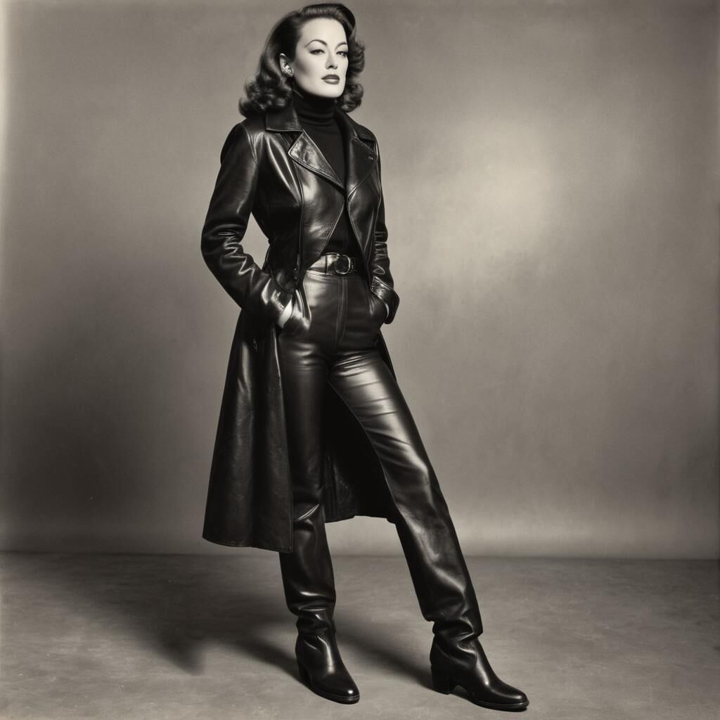 A.I. Joan Crawford in Leather