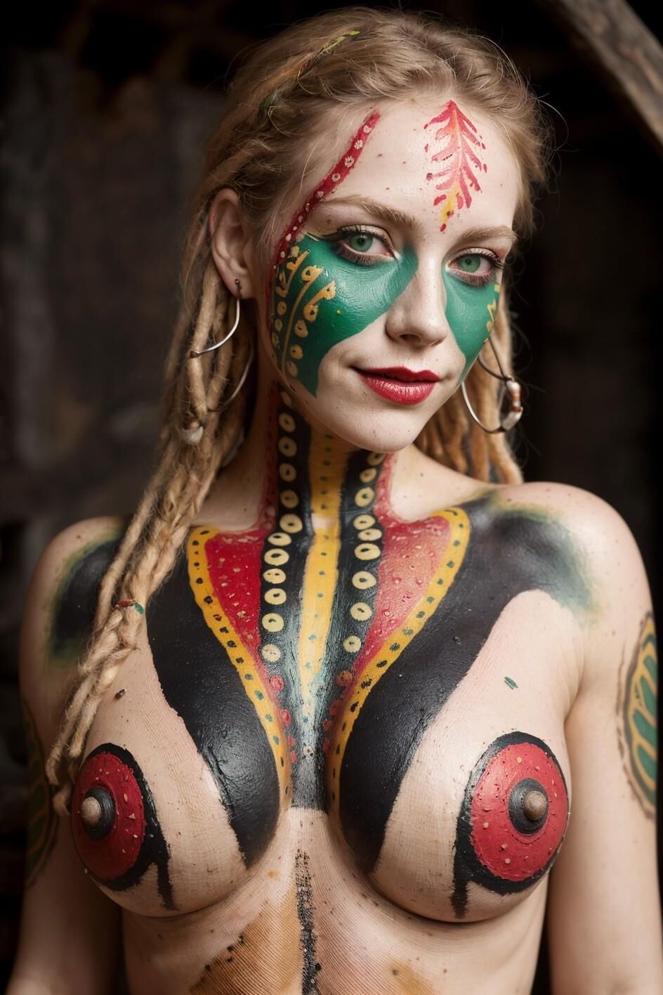 tribal bodypaint update