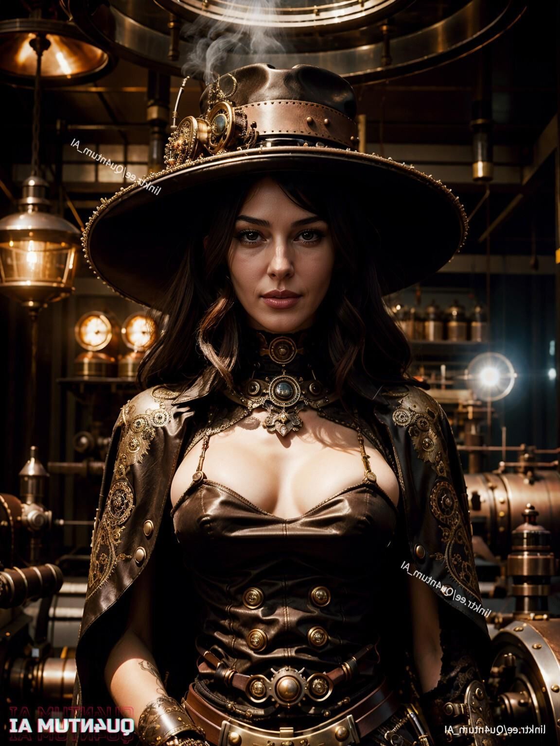 AI Monica B #Steam Punk 