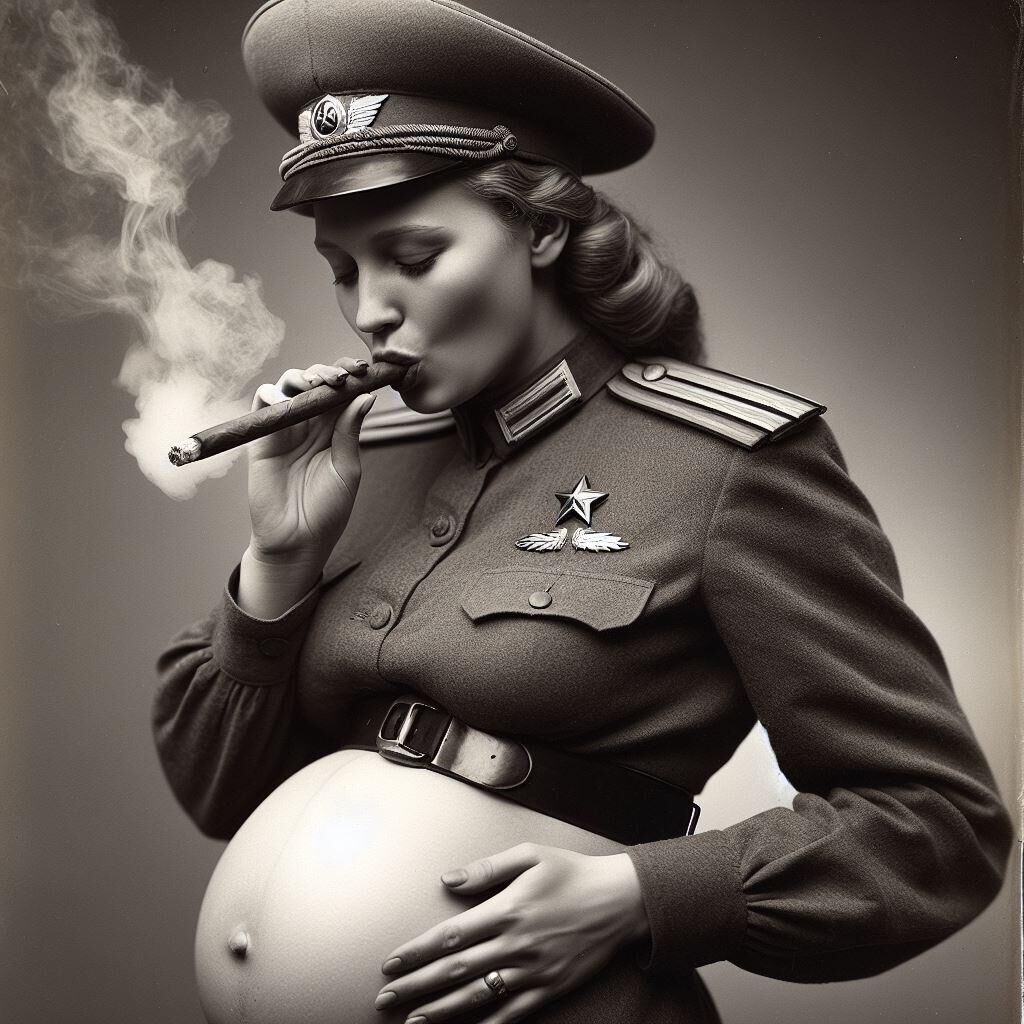 Pregnant Smoking AI (Red Army)