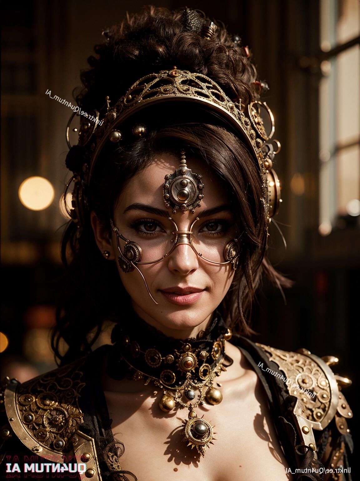 AI Monica B #Steam Punk 