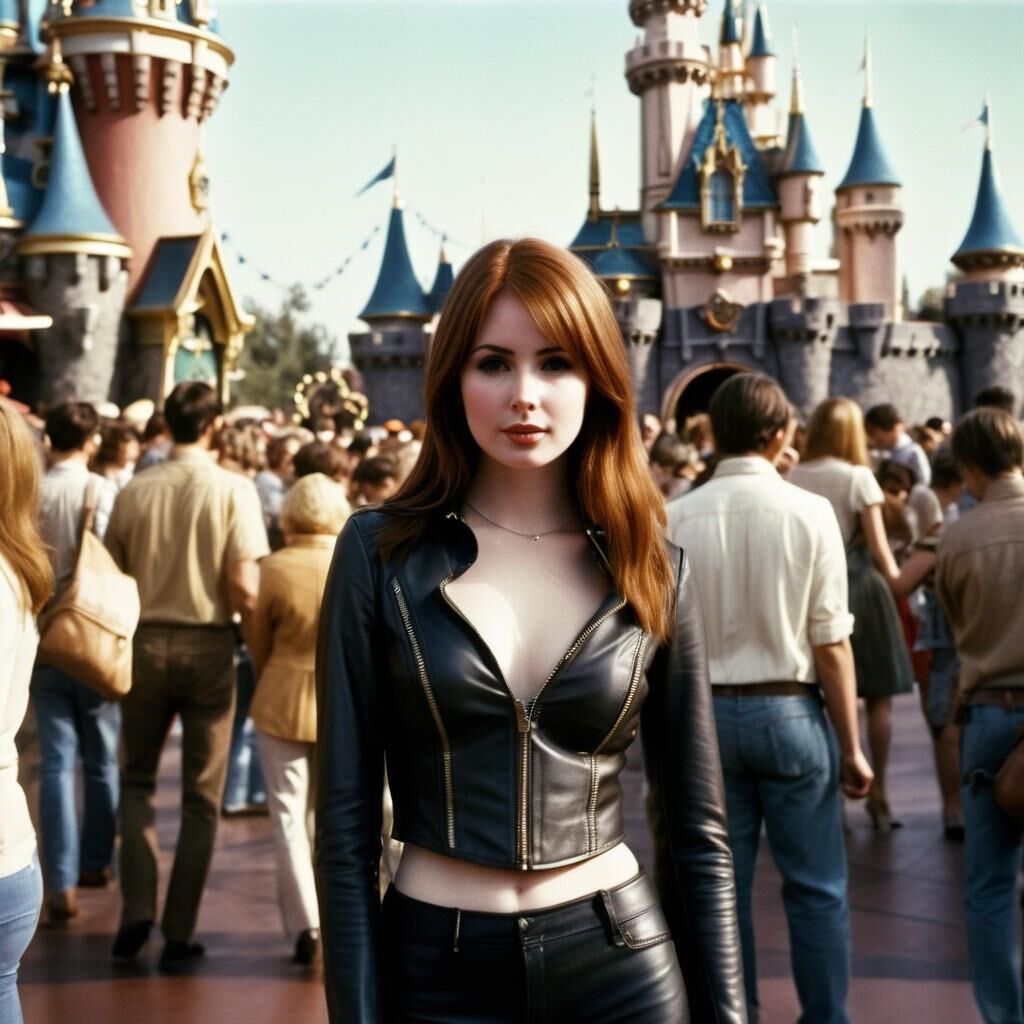 A.I. Karen Gillan in Leather