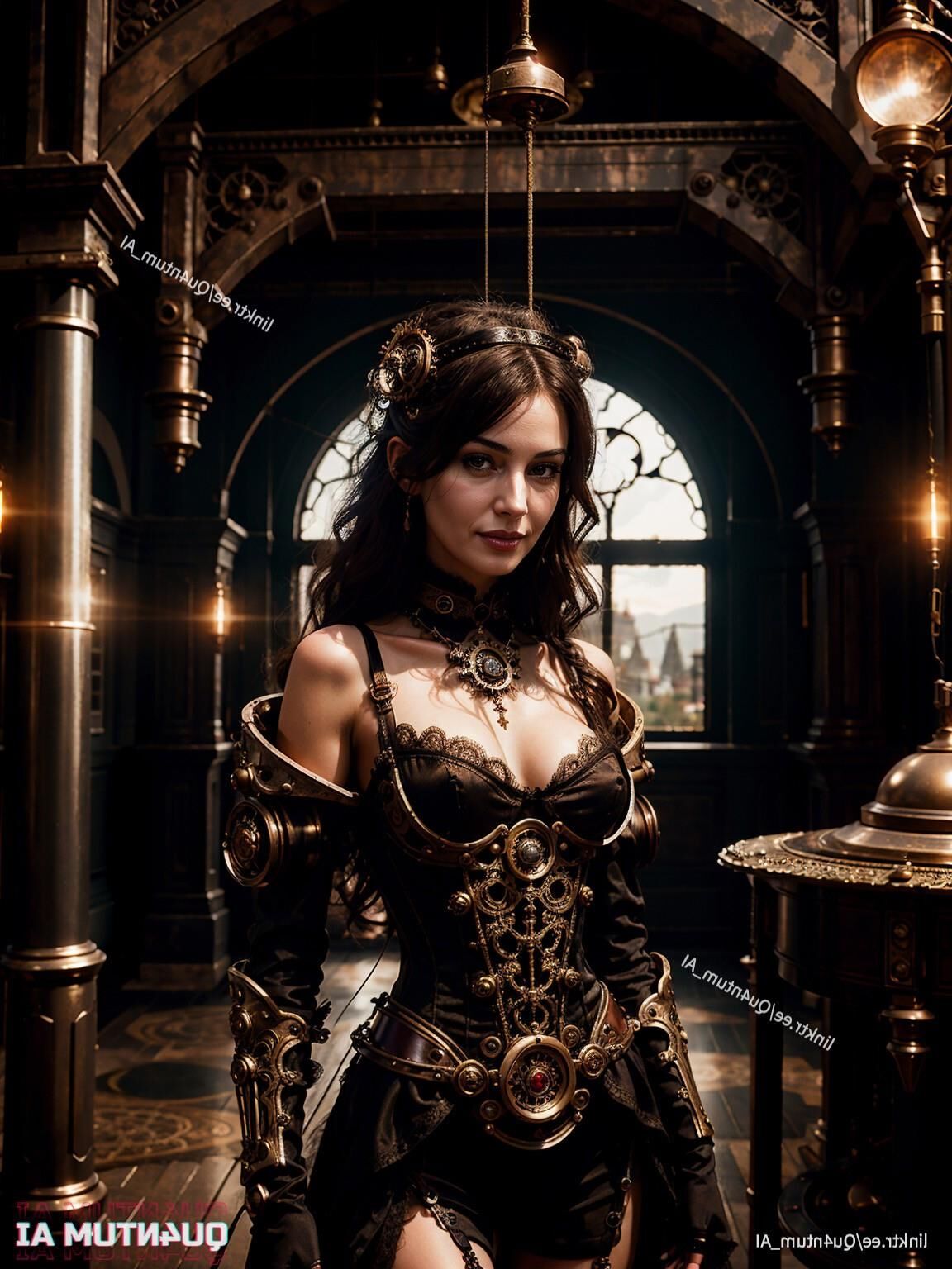 AI Monica B #Steam Punk 