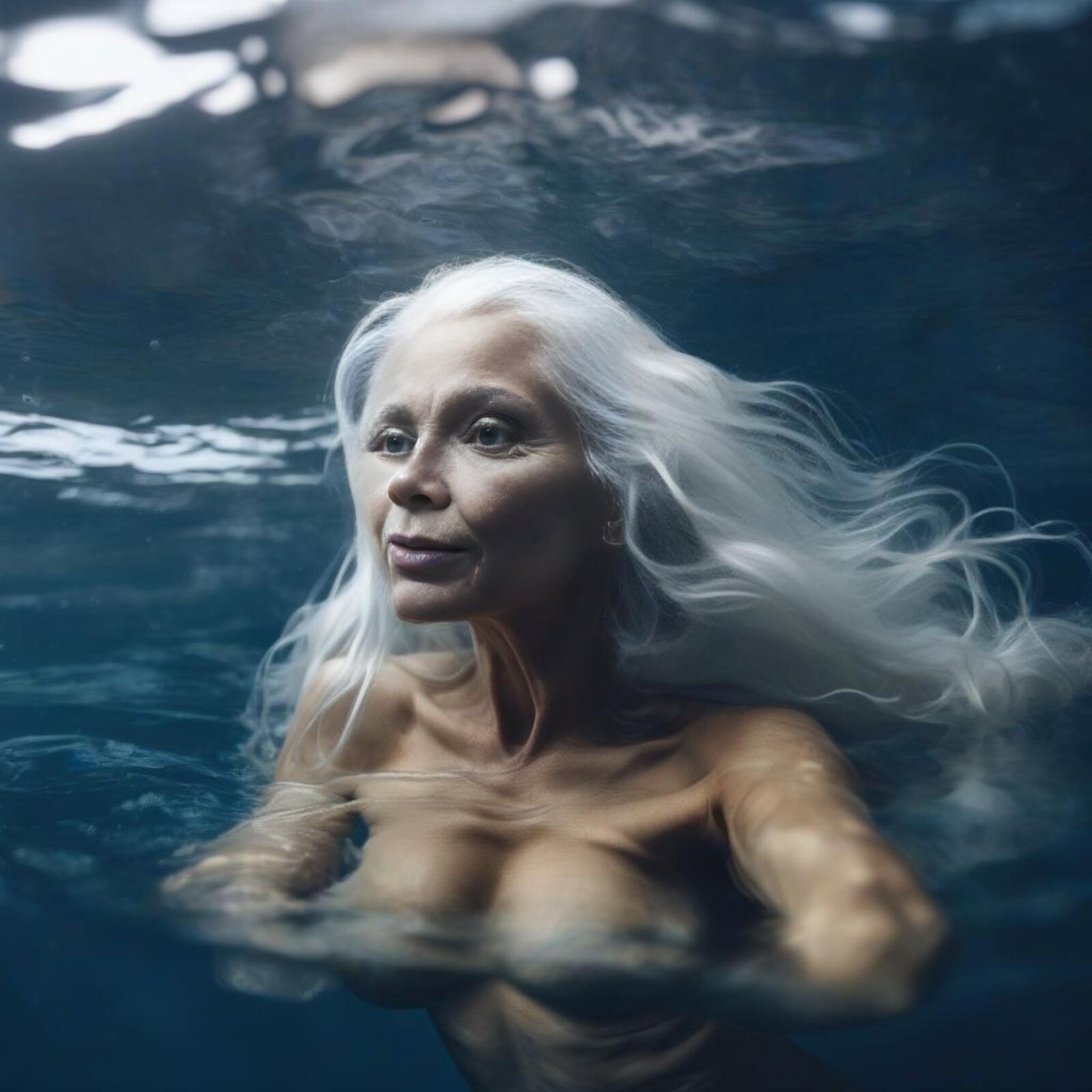 AI GRANNY 53 mermaid