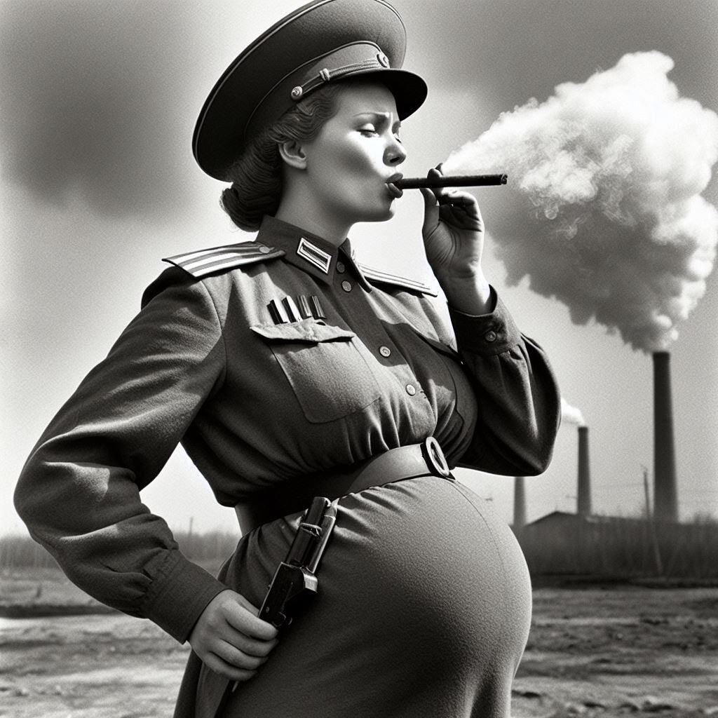 Pregnant Smoking AI (Red Army)