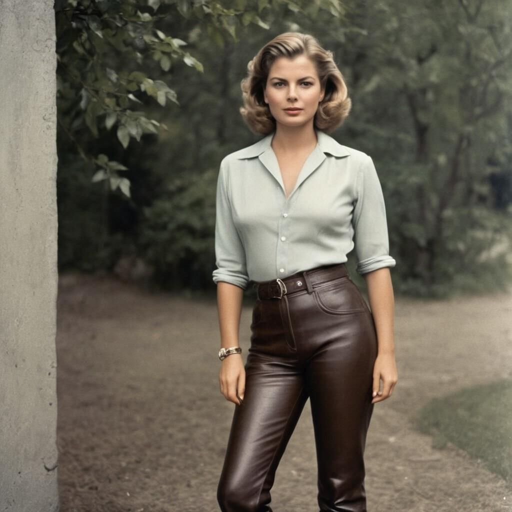 A.I. Ingrid Bergman in Leather