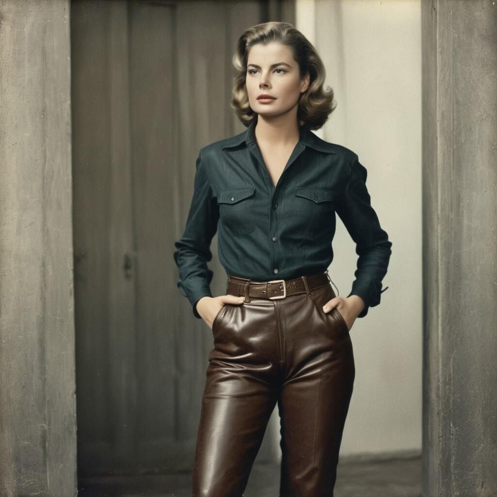 A.I. Ingrid Bergman in Leather