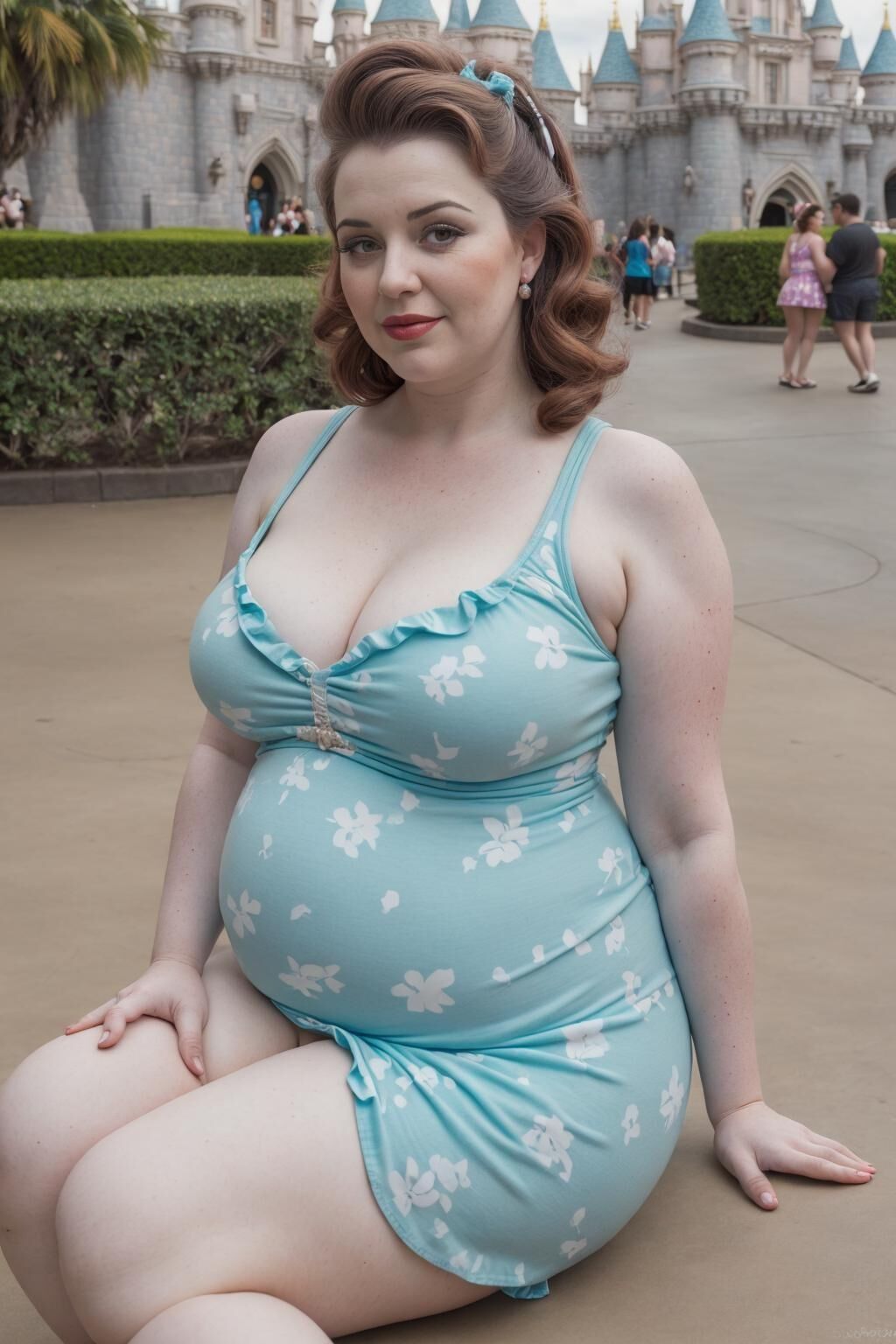 Une petite amie hipster enceinte d'IA expulsée de Disney pour comportement obscène