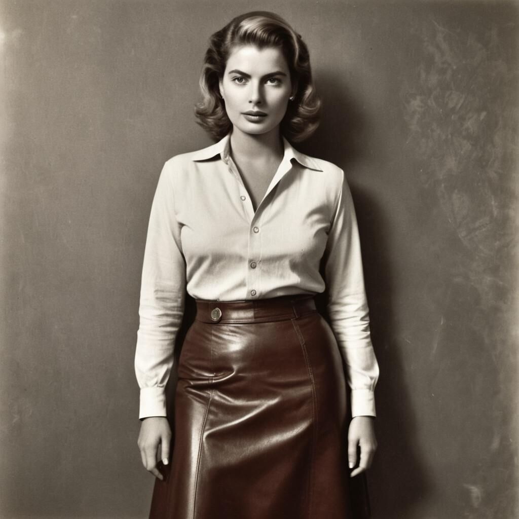 A.I. Ingrid Bergman in Leather