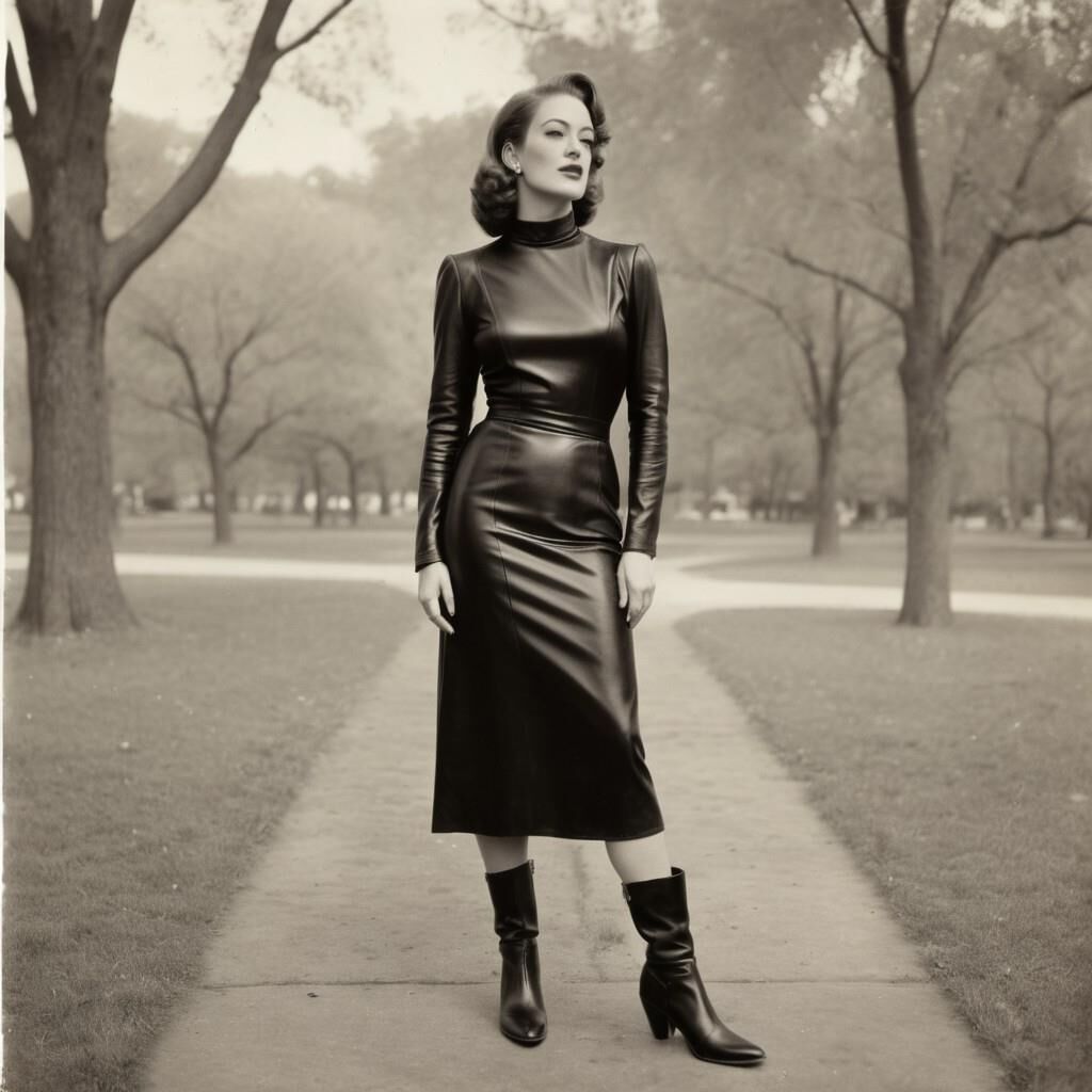 A.I. Joan Crawford in Leather